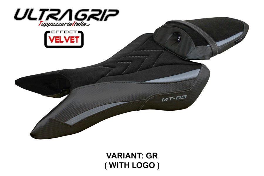 Housse de selle compatible Yamaha MT-09 (2024) modèle Mus velvet ultragrip