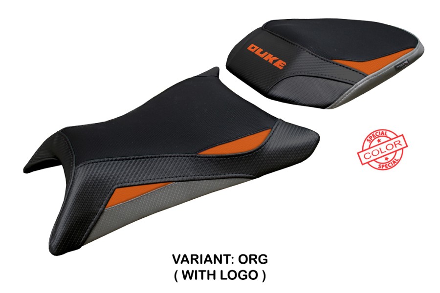 Funda de asiento compatible KTM 390 Duke (2024) modelo Mora