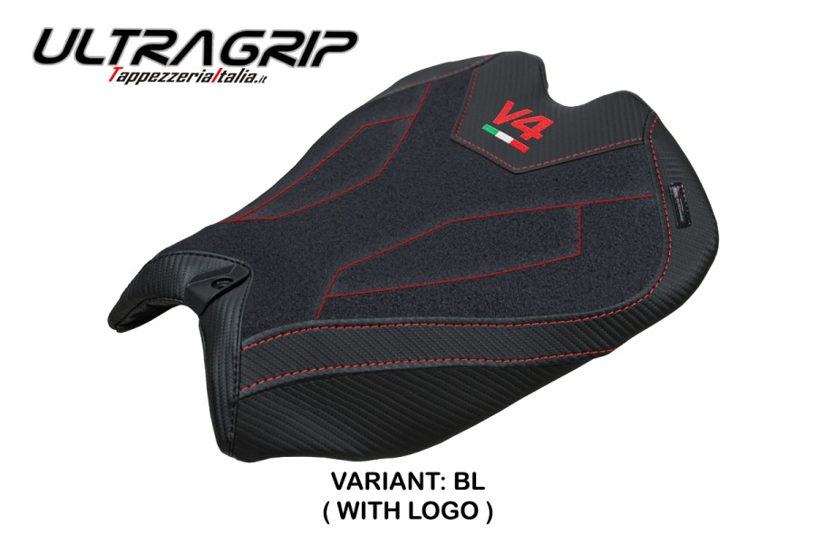 Funda de asiento compatible con Ducati Panigale V4 (2025) modelo Argenta ultragrip