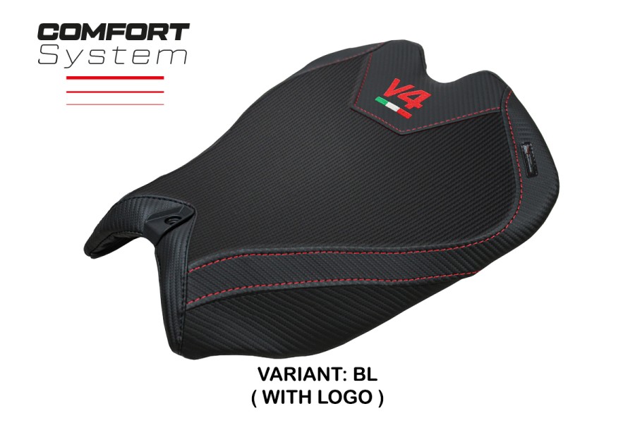 Funda de asiento compatible con Ducati Panigale V4 (2025) modelo Argenta comfort system