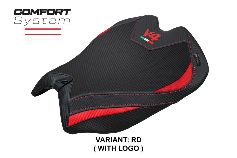 Funda de asiento compatible con Ducati Panigale V4 (2025) modelo Argenta comfort system