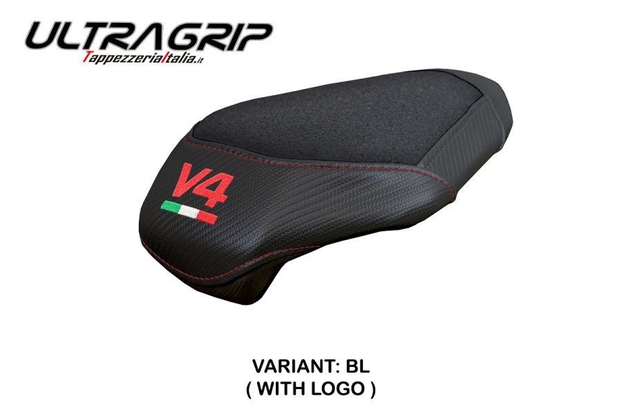 Funda de asiento de pasajero compatible con Ducati Panigale V4 (2025) modelo Argenta Pass ultragrip