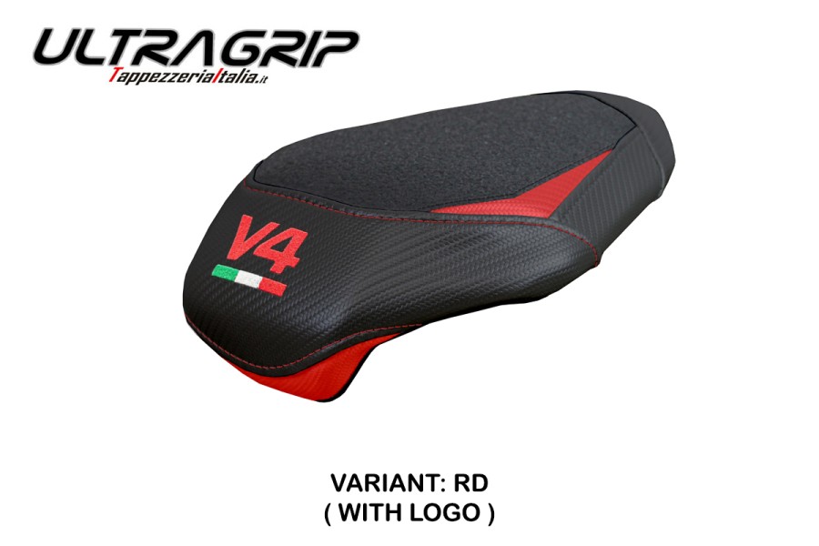 Rivestimento sella passeggero compatibile Ducati Panigale V4 (2025) modello Argenta Pass ultragrip