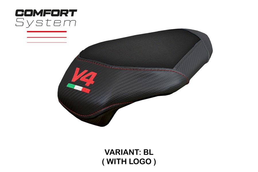 Funda de asiento de pasajero compatible con Ducati Panigale V4 (2025) modelo Argenta Pass comfort system