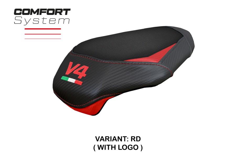 Funda de asiento de pasajero compatible con Ducati Panigale V4 (2025) modelo Argenta Pass comfort system