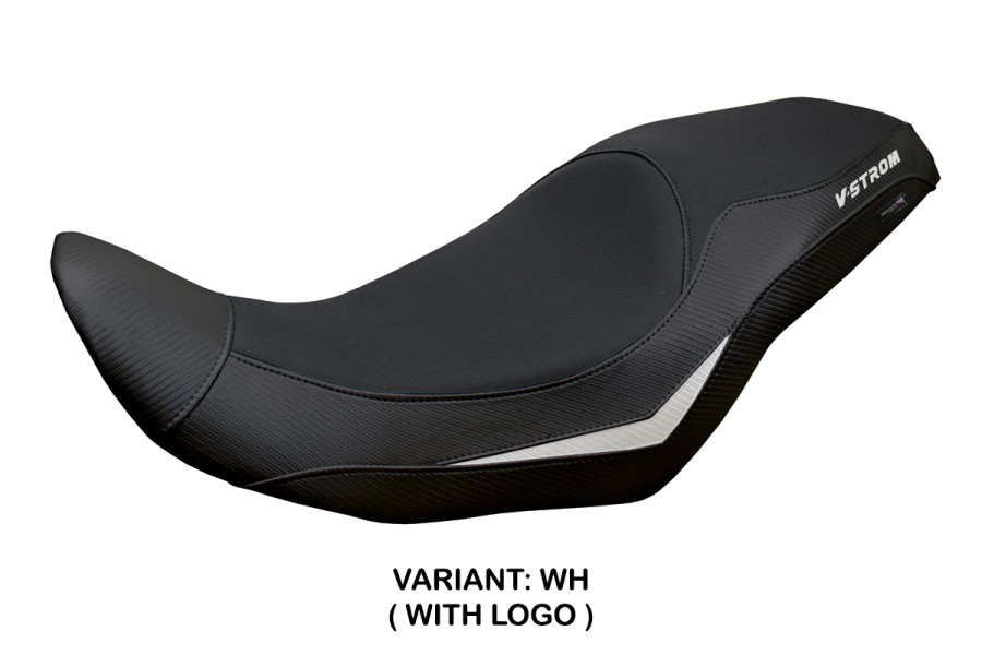 Funda de asiento compatible Suzuki V-Strom 800 DE (23-25) modelo Menik