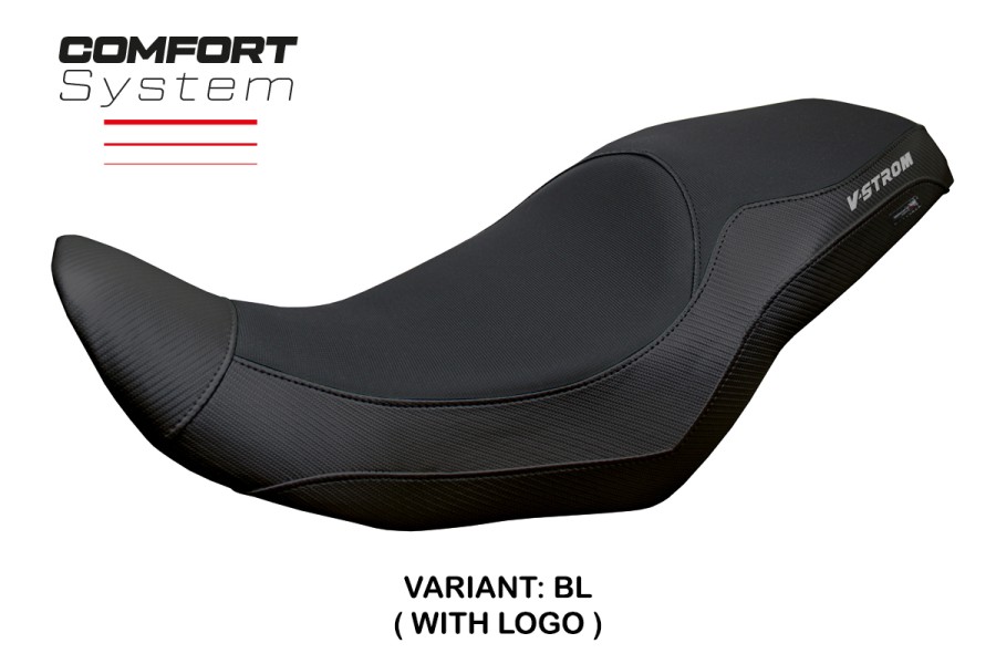 Funda de asiento compatible Suzuki V-Strom 800 DE (23-25) modelo Menik comfort system