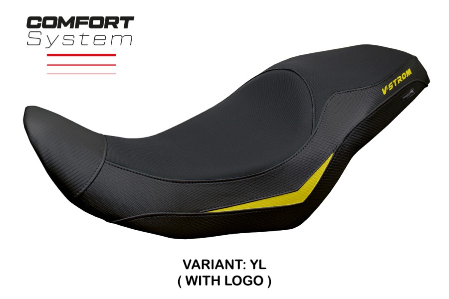 Funda de asiento compatible Suzuki V-Strom 800 DE (23-25) modelo Menik comfort system