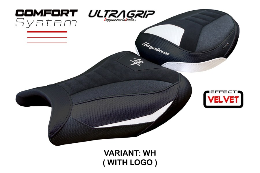 Seat cover compatible Suzuki GSX R 1300 Hayabusa (21-25) Denia velvet ultragrip comfort system model