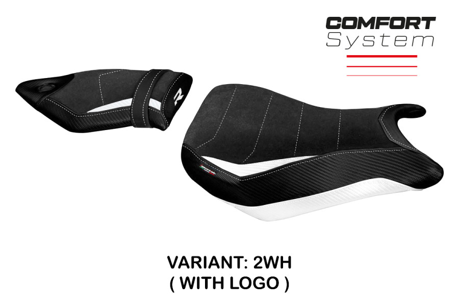 Funda de asiento compatible BMW S 1000 R (14-20) modelo Spira 2 comfort system