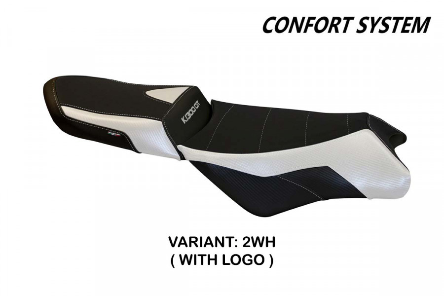 Funda de asiento compatible BMW K 1300 GT (09-11) modelo Anapa 1 comfort system