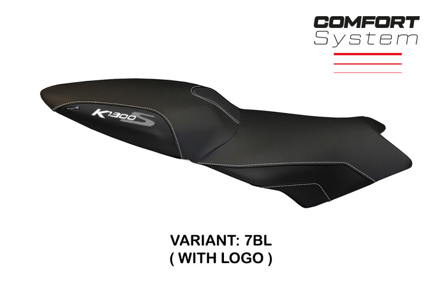 Housse de selle compatible BMW K 1300 S (09-16) modèle Lariano 2 comfort system