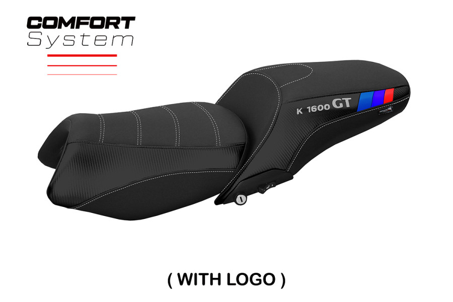 Housse de selle compatible BMW K 1600 GT (10-22) modèle Tropea Anniversary TB comfort system