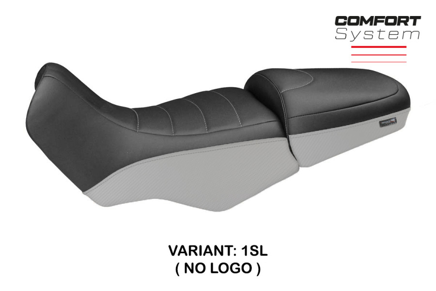 Funda de asiento compatible BMW R 1100/1150 GS (94-03) modelo Firenze Carbon Color comfort system