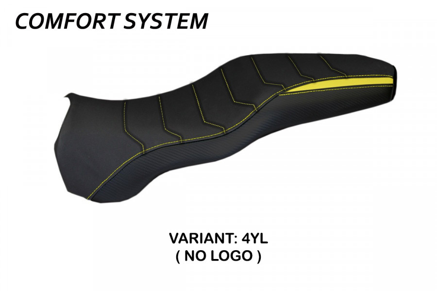 Funda de asiento compatible Ducati Sport-S / Super Sport-SS (02-06) modelo Latina Insert Color comfort system