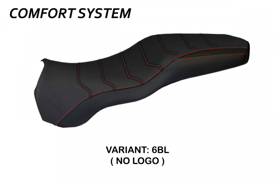 Funda de asiento compatible Ducati Sport-S / Super Sport-SS (02-06) modelo Latina Insert Color comfort system