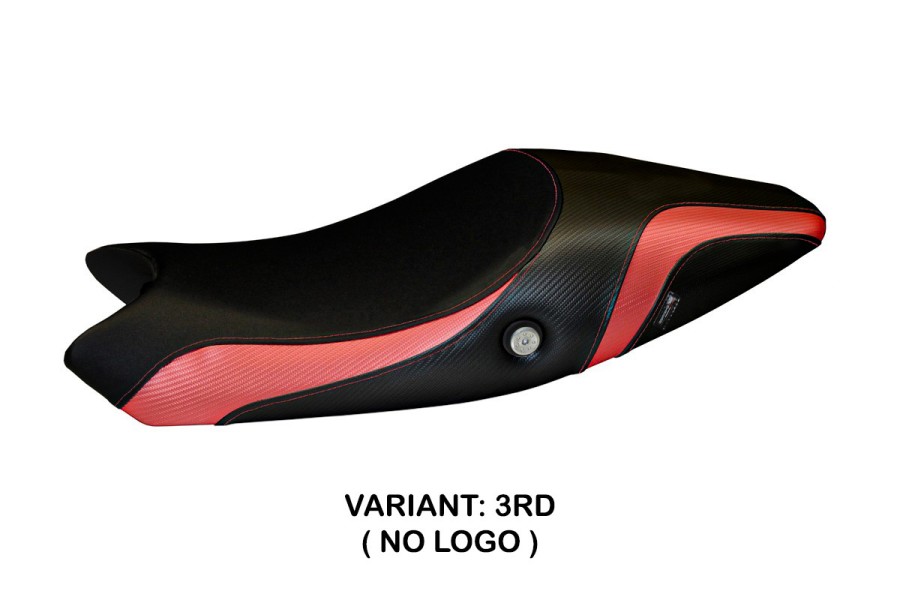 Housse de selle compatible Ducati Monster 696/796 (08-14) modèle Logos Carbon Colat