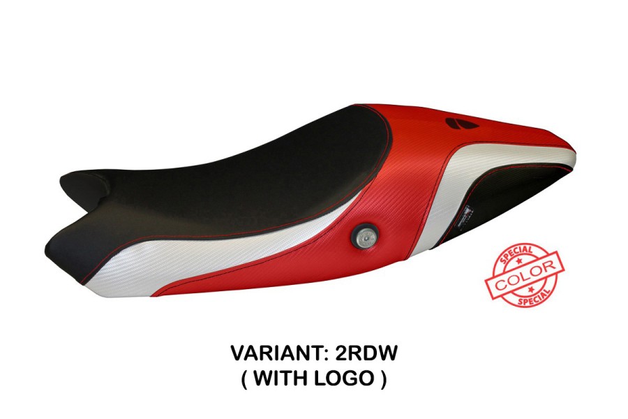 Housse de selle compatible Ducati Monster 696/796 (08-14) modèle Logos Special Color