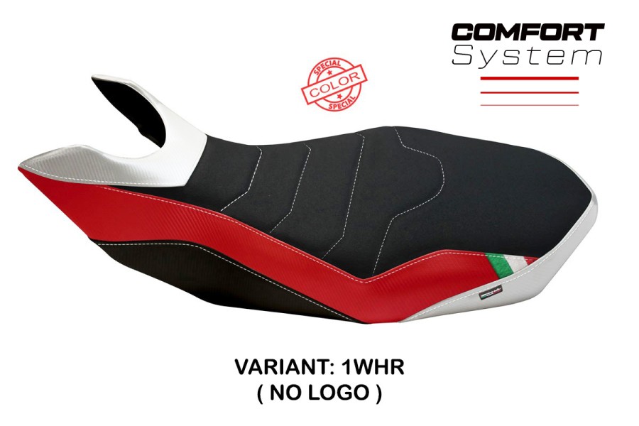 Housse de selle compatible Ducati Hypermotard 796/1100/1100 EVO (07-12) modèle Medea special color comfort system