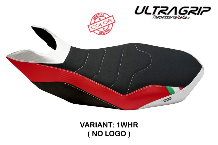 Funda de asiento compatible con Ducati Hypermotard 796/1100/1100 EVO (07-12) modelo Ribe special color ultragrip