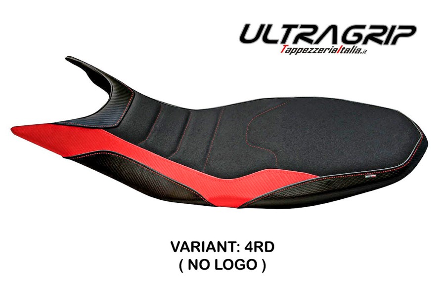 Funda de asiento compatible con Ducati Hypermotard 821/939 (13-18) modelo Megara 1 ultragrip