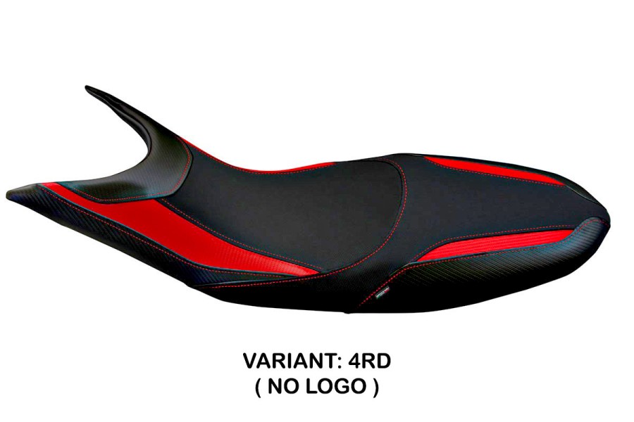 Funda de asiento compatible con Ducati Hypermotard 821/939 (13-18) modelo Scicli 1