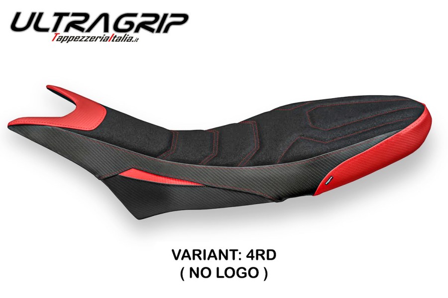 Funda de asiento compatible con Ducati Hypermotard 950 (19-22) modelo Luna 1 ultragrip