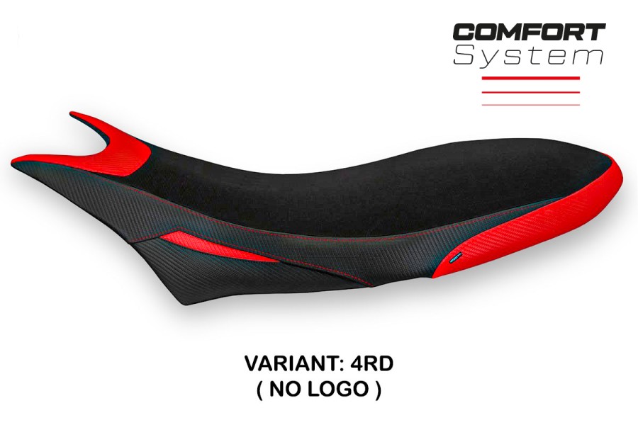 Funda de asiento compatible con Ducati Hypermotard 950 (19-24) modelo Orlando 1 comfort system