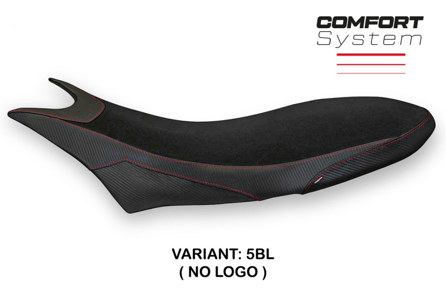 Funda de asiento compatible con Ducati Hypermotard 950 (19-24) modelo Orlando 1 comfort system