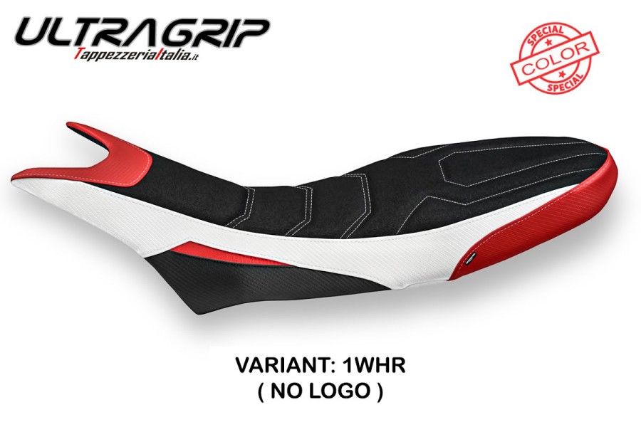 Funda de asiento compatible con Ducati Hypermotard 950 (19-22) modelo Luna special color ultragrip