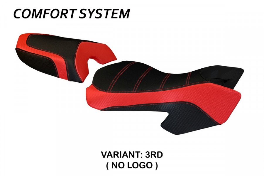 Funda de asiento compatible con Ducati Multistrada 620/1000/1100 (03-09) modelo Sciacca Colour comfort system