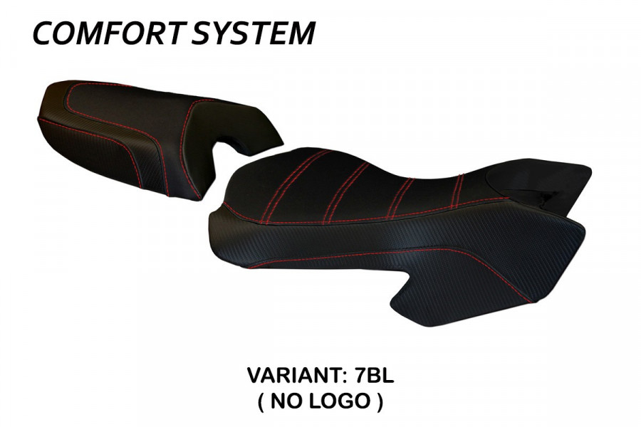 Housse de selle compatible Ducati Multistrada 620/1000/1100 (03-09) modèle Sciacca Color comfort system