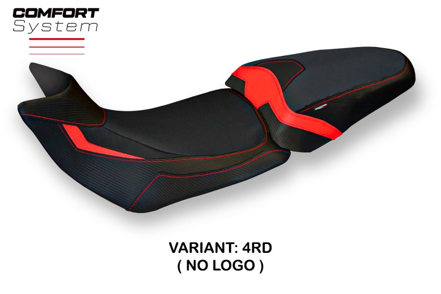 Funda de asiento compatible con Ducati Multistrada 1200/1260 (15-20) modelo Patna 2 comfort system