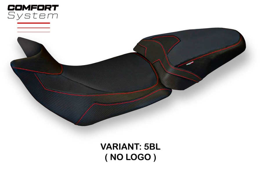 Funda de asiento compatible con Ducati Multistrada 1200/1260 (15-20) modelo Patna 2 comfort system