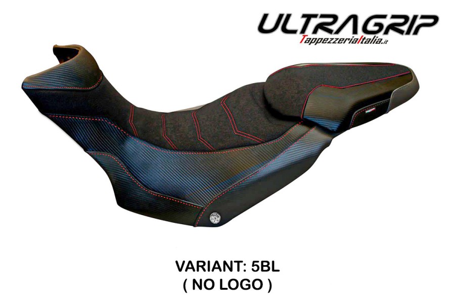 Housse de selle compatible Ducati Multistrada 1200/1260 Enduro (16-21) modèle Lux 2 ultragrip