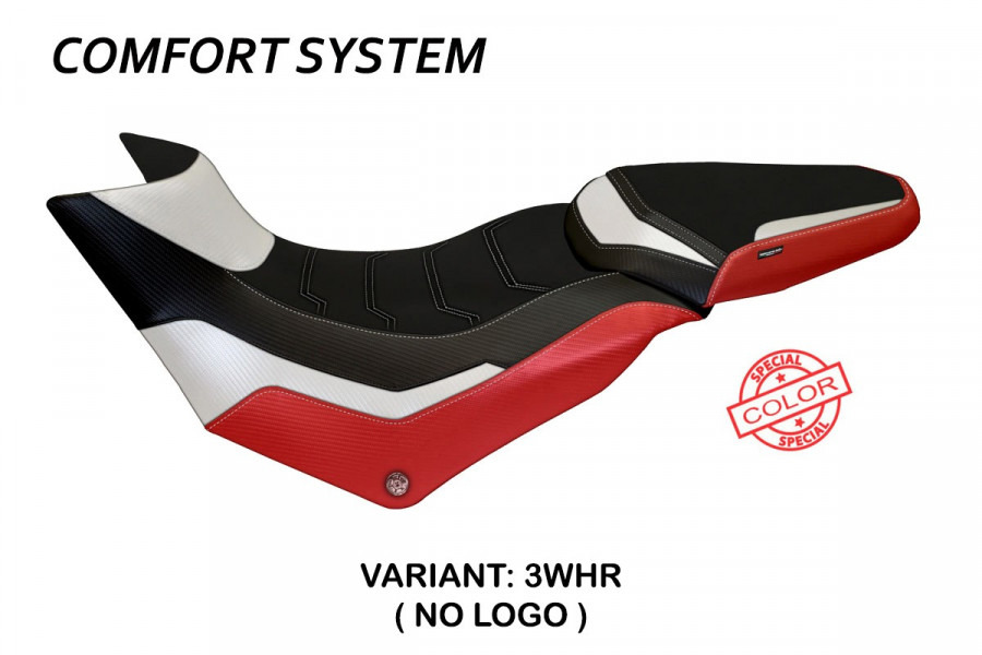 Funda de asiento compatible Ducati Multistrada 950 (17-21) modelo Praga special color comfort system