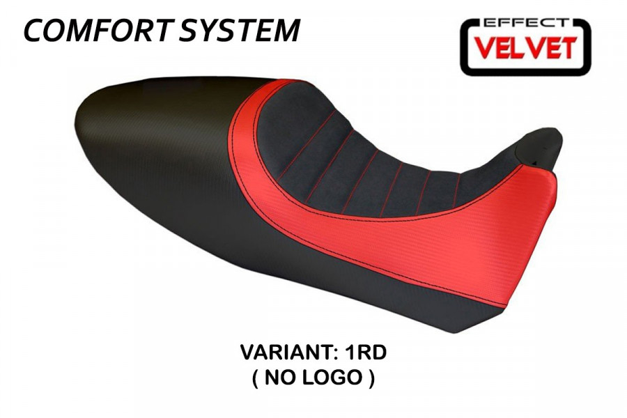 Funda de asiento compatible con Ducati Diavel (11-13) modelo Arezzo Color velvet comfort system