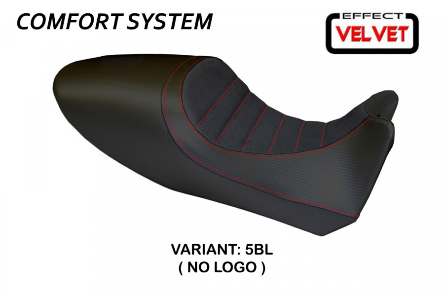 Housse de selle compatible Ducati Diavel (11-13) modèle Arezzo Color Velvet Comfort system