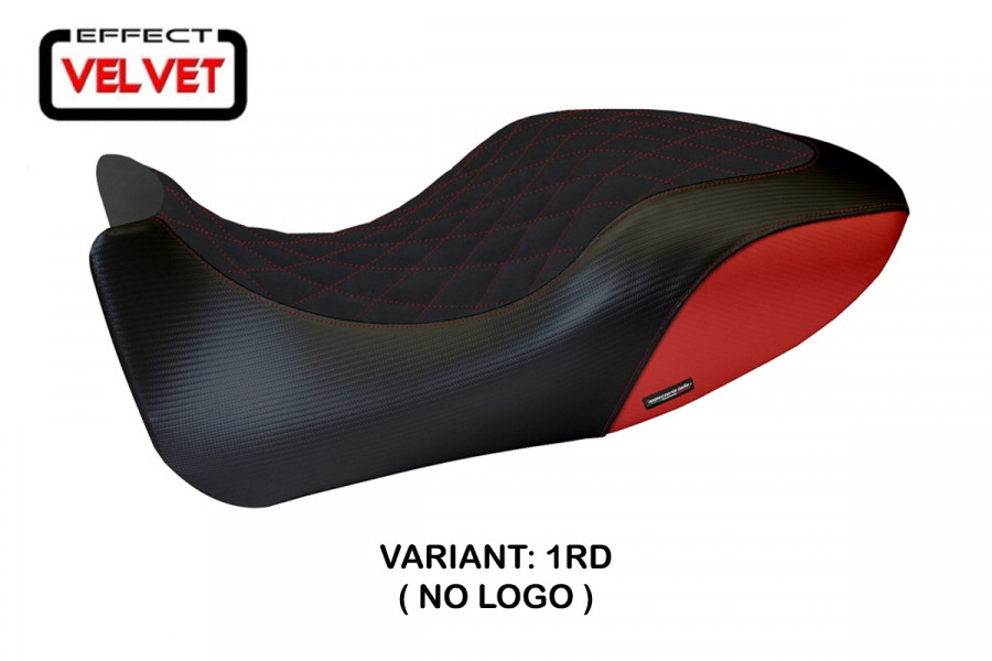 Funda de asiento compatible con Ducati Diavel (11-13) modelo Viano 1 terciopelo