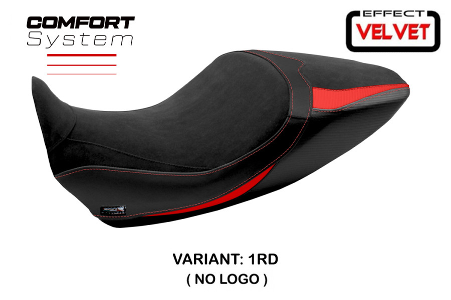 Housse de selle compatible Ducati Diavel 1260 (19-22) modèle Saranda 1 velvet comfort system