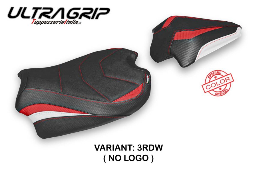 Funda de asiento compatible con Ducati Streetfighter V4 (20-22) modelo Veles ultragrip