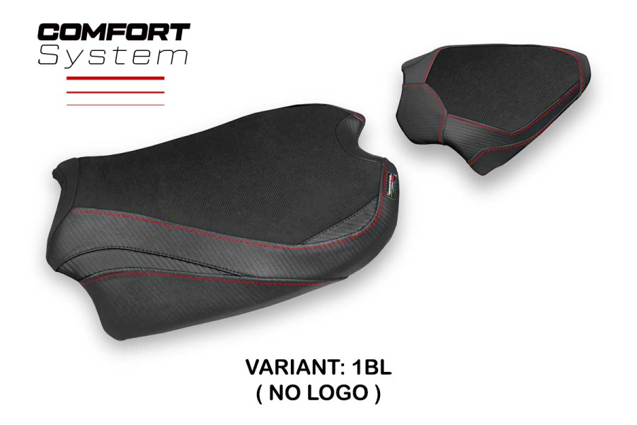 Funda de asiento compatible con Ducati Streetfighter V4 (20-22) modelo Albena comfort system