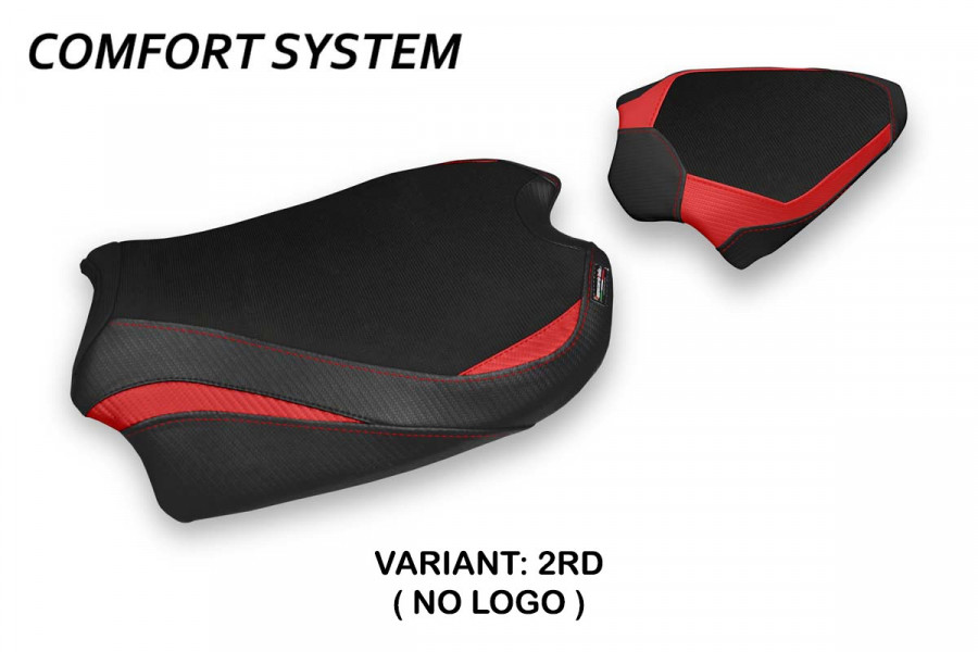 Funda de asiento compatible con Ducati Streetfighter V4 (20-22) modelo Albena comfort system