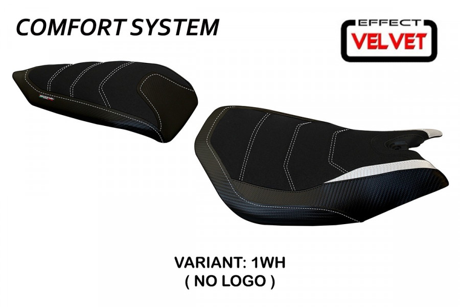 Funda de asiento compatible Ducati Panigale 959 (16-18) modelo Leiden velvet comfort system