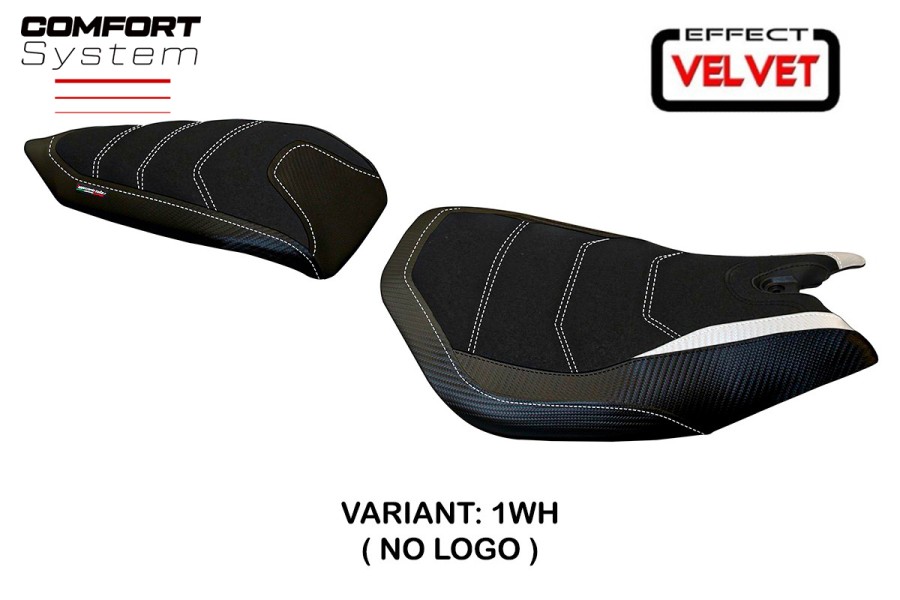 Funda de asiento compatible con Ducati Panigale 1299 (15-18) modelo Leiden velvet comfort system