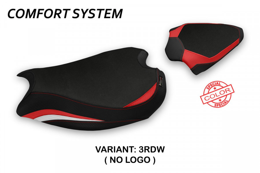 Funda de asiento compatible con Ducati Panigale V2 (20-22) modelo Zatoca comfort system