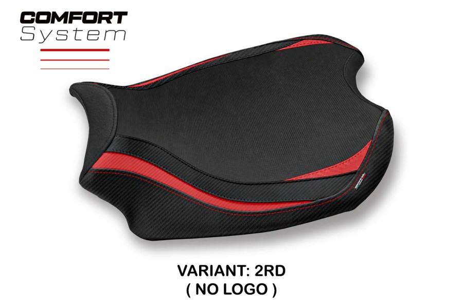 Funda de asiento compatible con Ducati Panigale V4 (18-22) modelo Glinka comfort system