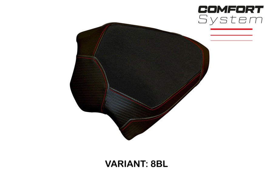 Funda de asiento de pasajero para Ducati Panigale V4 (18-22) modelo Rivoli 1 comfort system