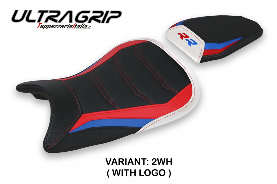 Funda de asiento compatible BMW S 1000 RR (19-23) modelo Quiroga 1 ultragrip