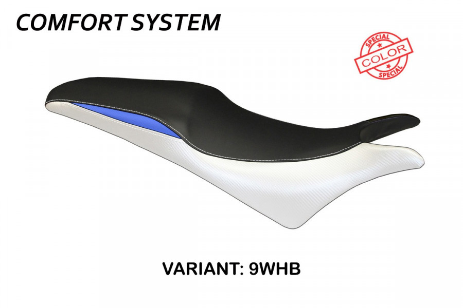 Funda de asiento compatible Honda CBR 600 F (11-13) modelo Ancona comfort system